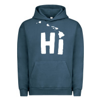 Pigment Midnight Navy hi hawaii Urban Hoodie - artisFamous