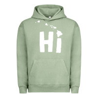 Pigment Oil Green hi hawaii Urban Hoodie - artisFamous