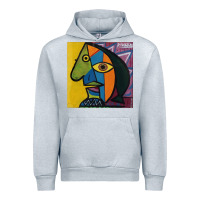 Heather Grey picasso original Urban Hoodie - artisFamous
