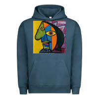 Pigment Midnight Navy picasso original Urban Hoodie - artisFamous