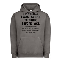 Pigment Tornado i am a redhead i was taught to think Urban Hoodie - artisFamous
