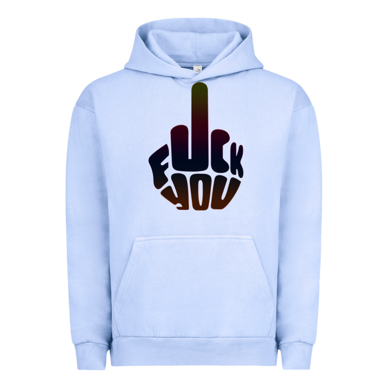 Fuck You Middle Finger Urban Hoodie by artisFamous | Teevron