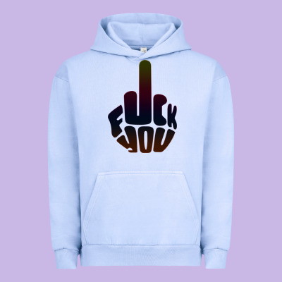 Fuck You Middle Finger Urban Hoodie Designed By Artisfamous