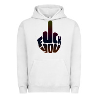 Pigment Lunar Rock fuck you middle finger Urban Hoodie - artisFamous