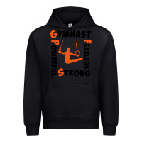 Black awesome gymnastics boy gymnast power strong Urban Hoodie - artisFamous