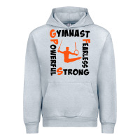 Heather Grey awesome gymnastics boy gymnast power strong Urban Hoodie - artisFamous