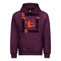 Mauve Wine awesome gymnastics boy gymnast power strong Urban Hoodie - artisFamous