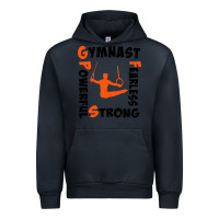 Navy awesome gymnastics boy gymnast power strong Urban Hoodie - artisFamous