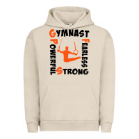 Pigment French Oak awesome gymnastics boy gymnast power strong Urban Hoodie - artisFamous