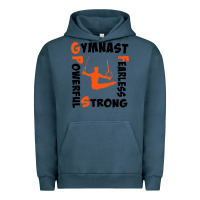Pigment Midnight Navy awesome gymnastics boy gymnast power strong Urban Hoodie - artisFamous