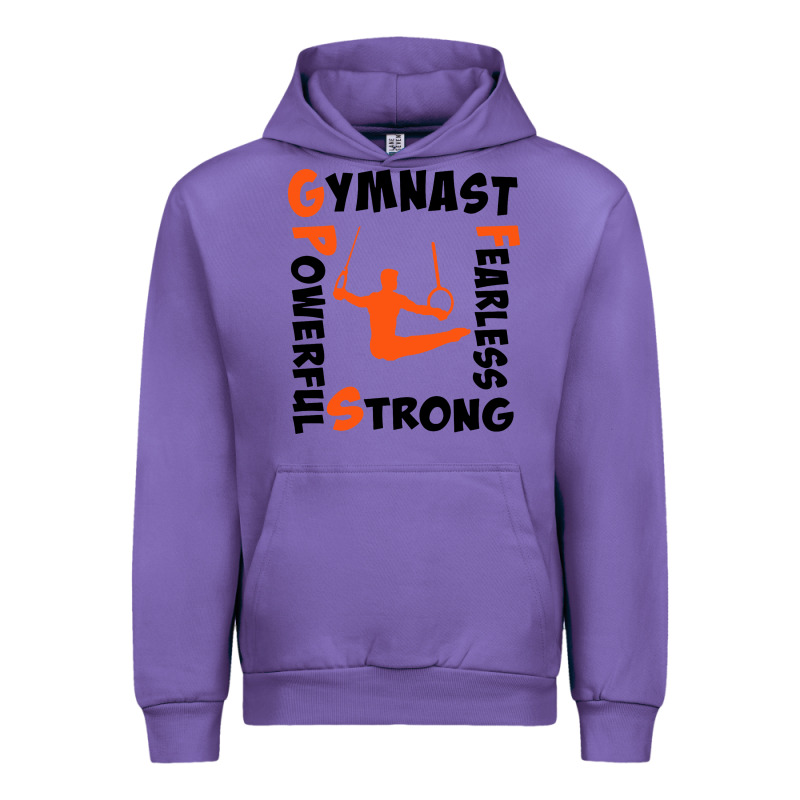 Awesome Gymnastics Boy Gymnast Power Strong Urban Hoodie by artisFamous | Teevron