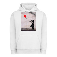 Pigment Lunar Rock banksy, hope Urban Hoodie - artisFamous