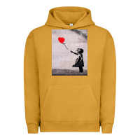 Pigment Peanut Butter banksy, hope Urban Hoodie - artisFamous