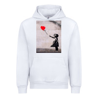 White banksy, hope Urban Hoodie - artisFamous