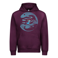 Mauve Wine Avatar Katara Urban Hoodie - artisFamous