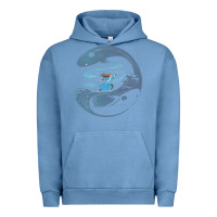 Pigment Pebble Blue Avatar Katara Urban Hoodie - artisFamous