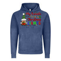 Vintage Denim my favorite color is christmas lights Vintage Hoodie - BundleAndBundleShop