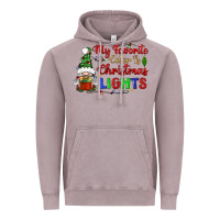 Vintage Zinc my favorite color is christmas lights Vintage Hoodie - BundleAndBundleShop