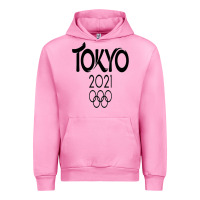 Fuchsia Pink Olympic RingTokyo 2020 Urban Hoodie - artisFamous