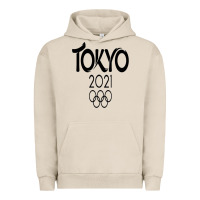 Pigment French Oak Olympic RingTokyo 2020 Urban Hoodie - artisFamous