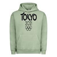 Pigment Oil Green Olympic RingTokyo 2020 Urban Hoodie - artisFamous