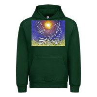 Forest Green pablo picasso signed & hand Urban Hoodie - artisFamous