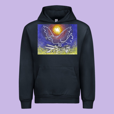Pablo Picasso Signed & Hand Urban Hoodie Designed By Artisfamous