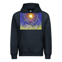 Navy pablo picasso signed & hand Urban Hoodie - artisFamous