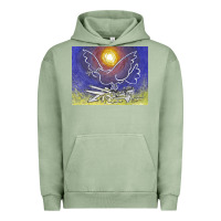 Pigment Oil Green pablo picasso signed & hand Urban Hoodie - artisFamous