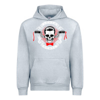 Heather Grey loner rebel Urban Hoodie - artisFamous