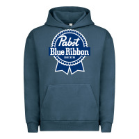 Pigment Midnight Navy pabst blue ribbon Urban Hoodie - artisFamous