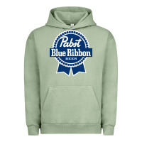 Pigment Oil Green pabst blue ribbon Urban Hoodie - artisFamous