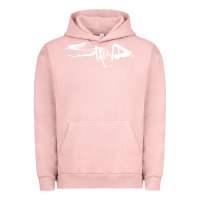 Pigment Salmon staind Urban Hoodie - artisFamous