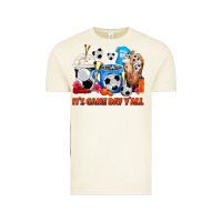 It's Game Day Y'all Soccer Coffee Cups Vintage Tee | Teevron