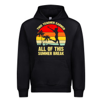 Black vintage this teacher earned all of this summer break Urban Hoodie - artisFamous