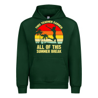 Forest Green vintage this teacher earned all of this summer break Urban Hoodie - artisFamous