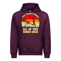 Mauve Wine vintage this teacher earned all of this summer break Urban Hoodie - artisFamous