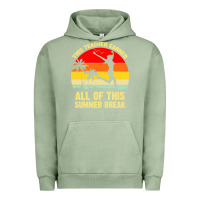 Pigment Oil Green vintage this teacher earned all of this summer break Urban Hoodie - artisFamous