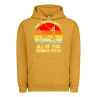 Pigment Peanut Butter vintage this teacher earned all of this summer break Urban Hoodie - artisFamous