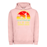 Pigment Salmon vintage this teacher earned all of this summer break Urban Hoodie - artisFamous