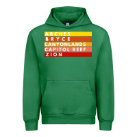 Emerald utah national parks utah s mighty five souvenir nps moab Urban Hoodie - artisFamous