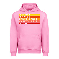 Fuchsia Pink utah national parks utah s mighty five souvenir nps moab Urban Hoodie - artisFamous