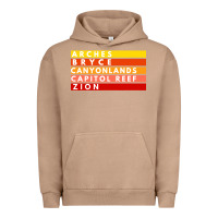 Pigment Burro utah national parks utah s mighty five souvenir nps moab Urban Hoodie - artisFamous