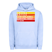 Pigment Grape Ice utah national parks utah s mighty five souvenir nps moab Urban Hoodie - artisFamous