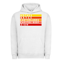 Pigment Lunar Rock utah national parks utah s mighty five souvenir nps moab Urban Hoodie - artisFamous