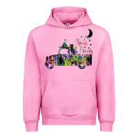 Fuchsia Pink hocus pocus car Urban Hoodie - artisFamous