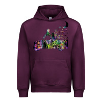 Mauve Wine hocus pocus car Urban Hoodie - artisFamous