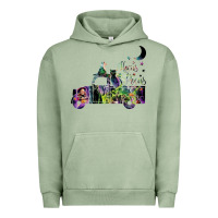 Pigment Oil Green hocus pocus car Urban Hoodie - artisFamous