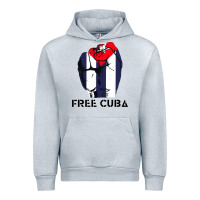 Heather Grey free cuba Urban Hoodie - artisFamous