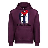 Mauve Wine free cuba Urban Hoodie - artisFamous